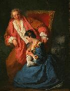 SUBLEYRAS, Pierre La Courtisane amoureuse. D'aprs un conte de Jean de la Fontaine china oil painting artist